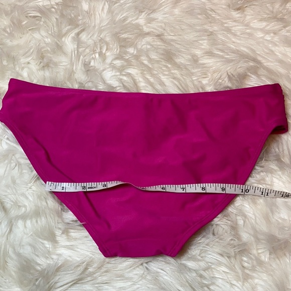 NWT Old navy neon bright pink bikini swimsuit bottom bathing suit one piece sz M - Picture 12 of 16